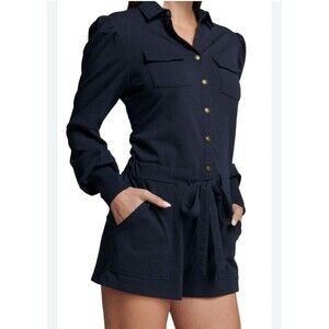 Sundays Ayla Romper In Navy Sz XS New